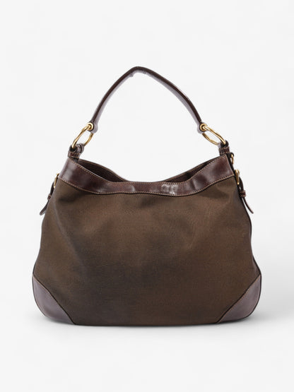 Prada Canapa Tote Brown Canvas