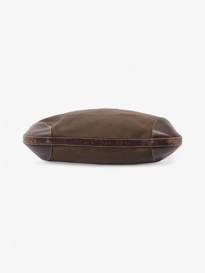 Prada Canapa Tote Brown Canvas