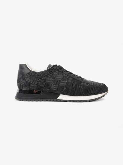 Louis Vuitton Damier Run Away Sneakers Black / Grey Tweed EU 42 UK 8