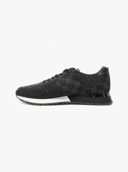 Louis Vuitton Damier Run Away Sneakers Black / Grey Tweed EU 42 UK 8