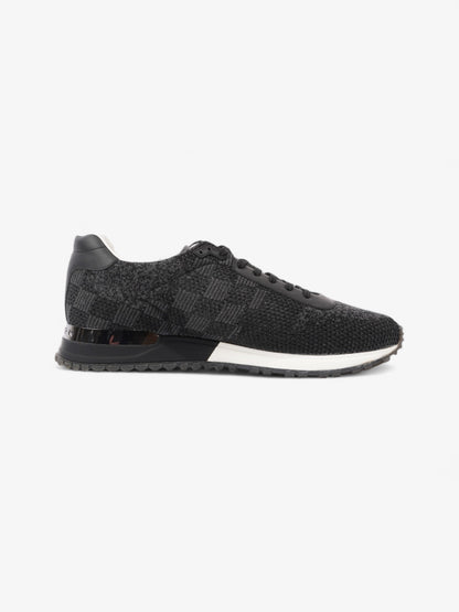 Louis Vuitton Damier Run Away Sneakers Black / Grey Tweed EU 42 UK 8