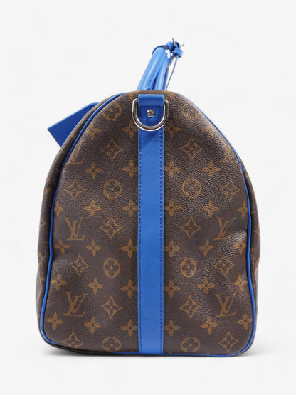 Louis Vuitton Keepall Bandoulière 50 Monogram / Blue Coated Canvas