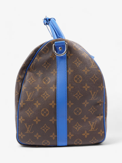 Louis Vuitton Keepall Bandoulière 50 Monogram / Blue Coated Canvas
