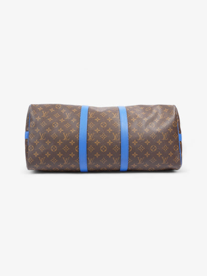 Louis Vuitton Keepall Bandoulière 50 Monogram / Blue Coated Canvas