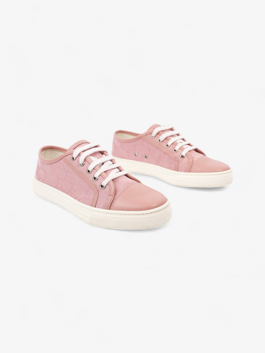 Gucci GG Low-top Sneakers Pink / White Canvas EU 36.5 UK 3.5