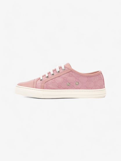 Gucci GG Low-top Sneakers Pink / White Canvas EU 36.5 UK 3.5