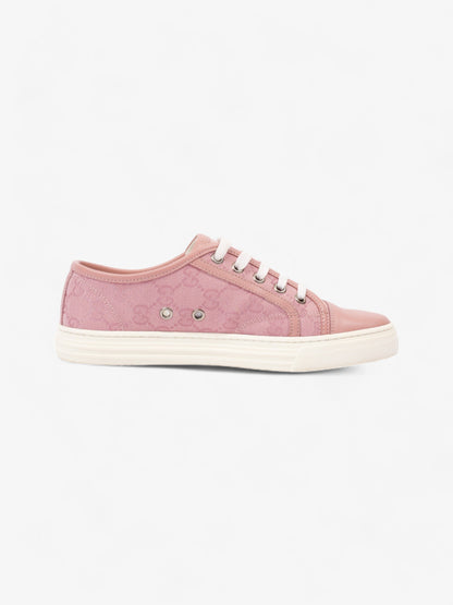 Gucci GG Low-top Sneakers Pink / White Canvas EU 36.5 UK 3.5