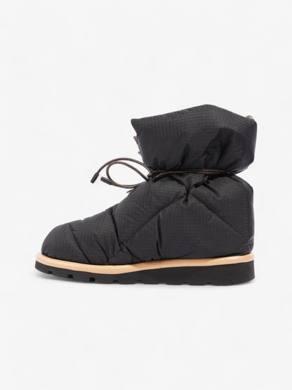 Louis Vuitton Pillow Comfort Ankle Boot Black / Khaki Nylon EU 37 UK 4