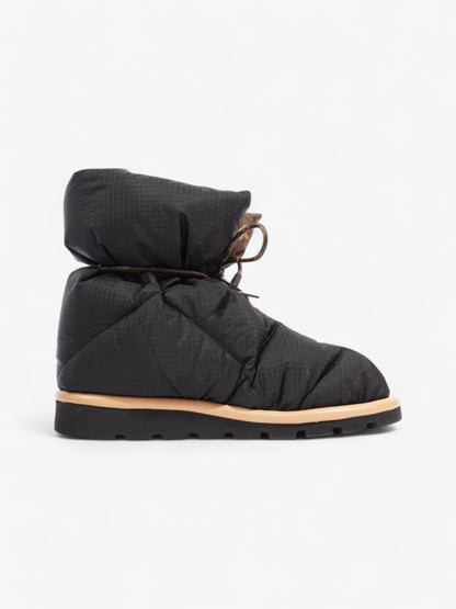 Louis Vuitton Pillow Comfort Ankle Boot Black / Khaki Nylon EU 37 UK 4