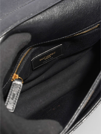 Saint Laurent Becky Mini Chain Bag Black Lambskin Leather Mini