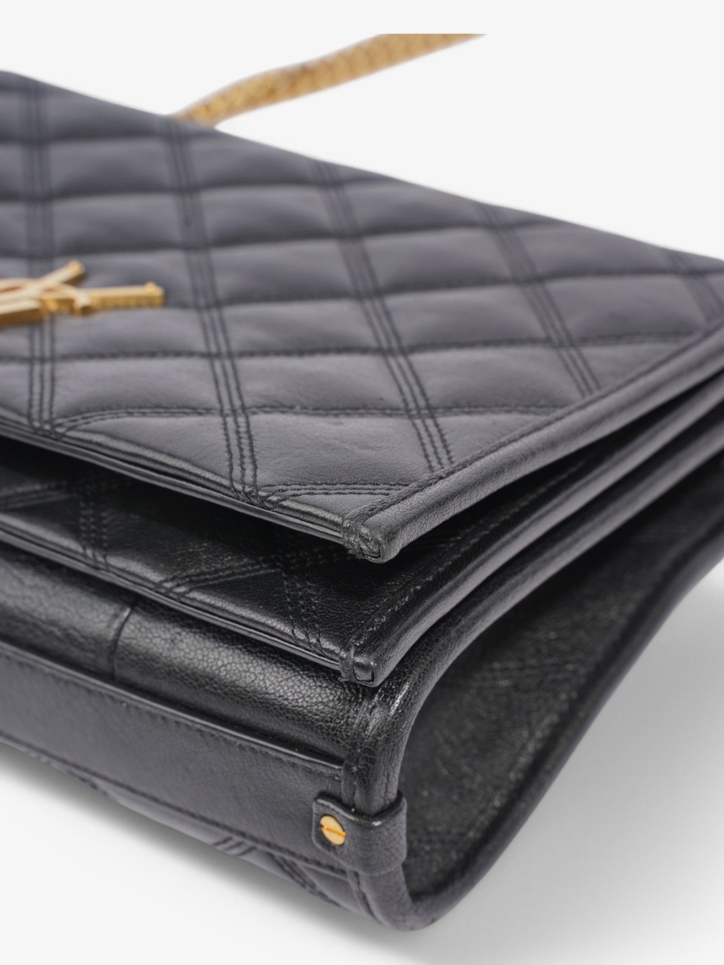 Saint Laurent Becky Mini Chain Bag Black Lambskin Leather Mini