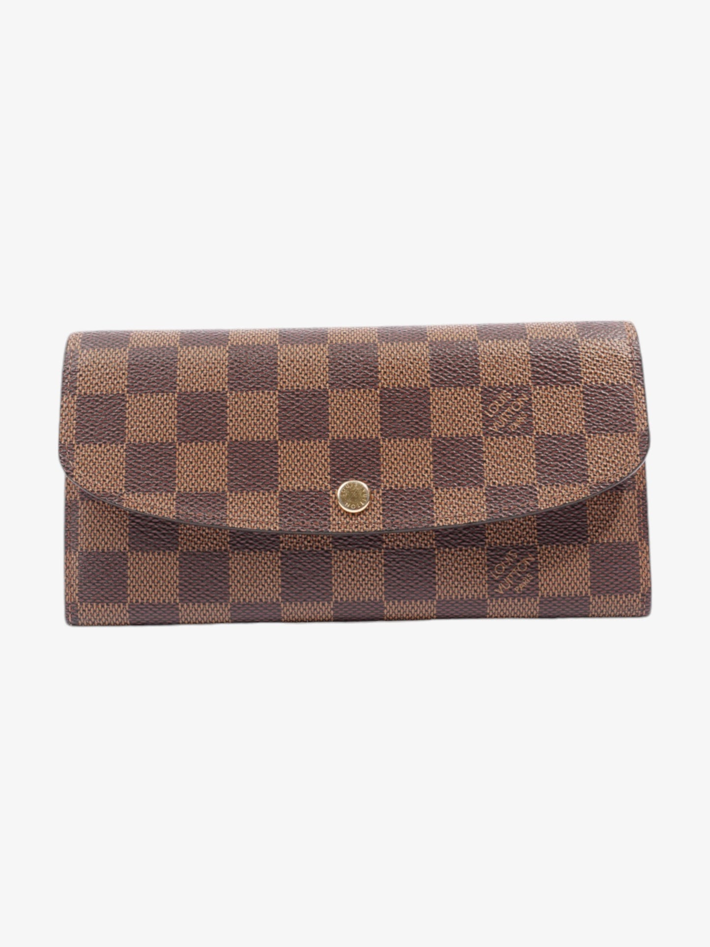Louis Vuitton Emilie Damier Ebene Coated Canvas