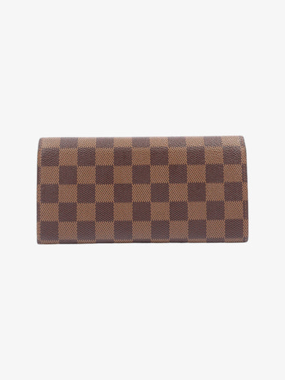 Louis Vuitton Emilie Damier Ebene Coated Canvas