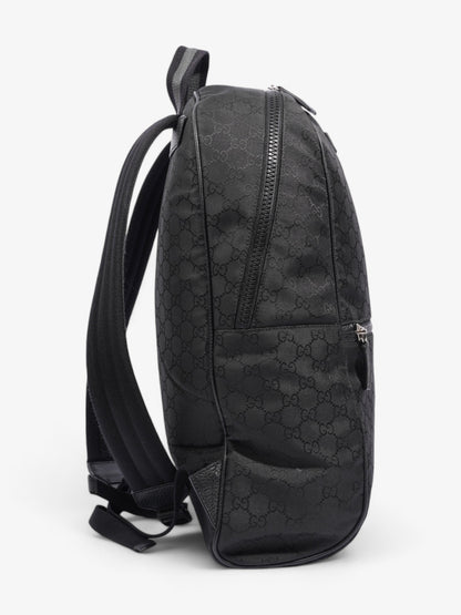 Gucci Double Zip Backpack Black / GG Supreme Nylon