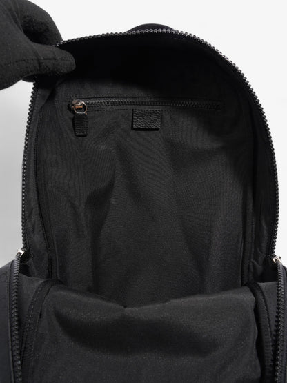Gucci Double Zip Backpack Black / GG Supreme Nylon