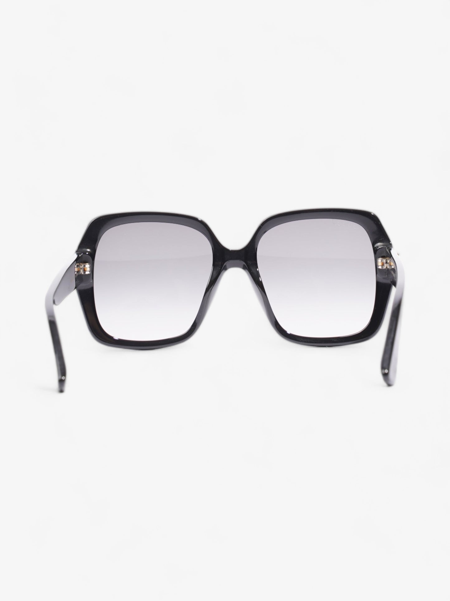 Gucci Square Sunglasses Black Acetate 140mm