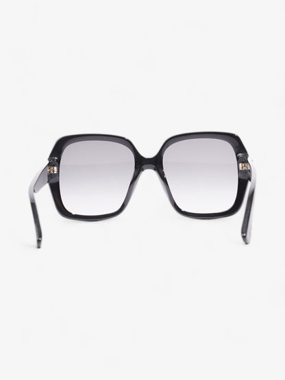Gucci Square Sunglasses Black Acetate 140mm
