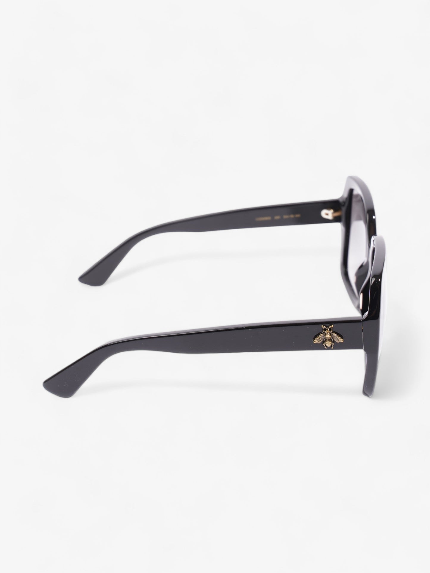 Gucci Square Sunglasses Black Acetate 140mm