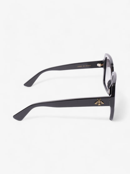 Gucci Square Sunglasses Black Acetate 140mm