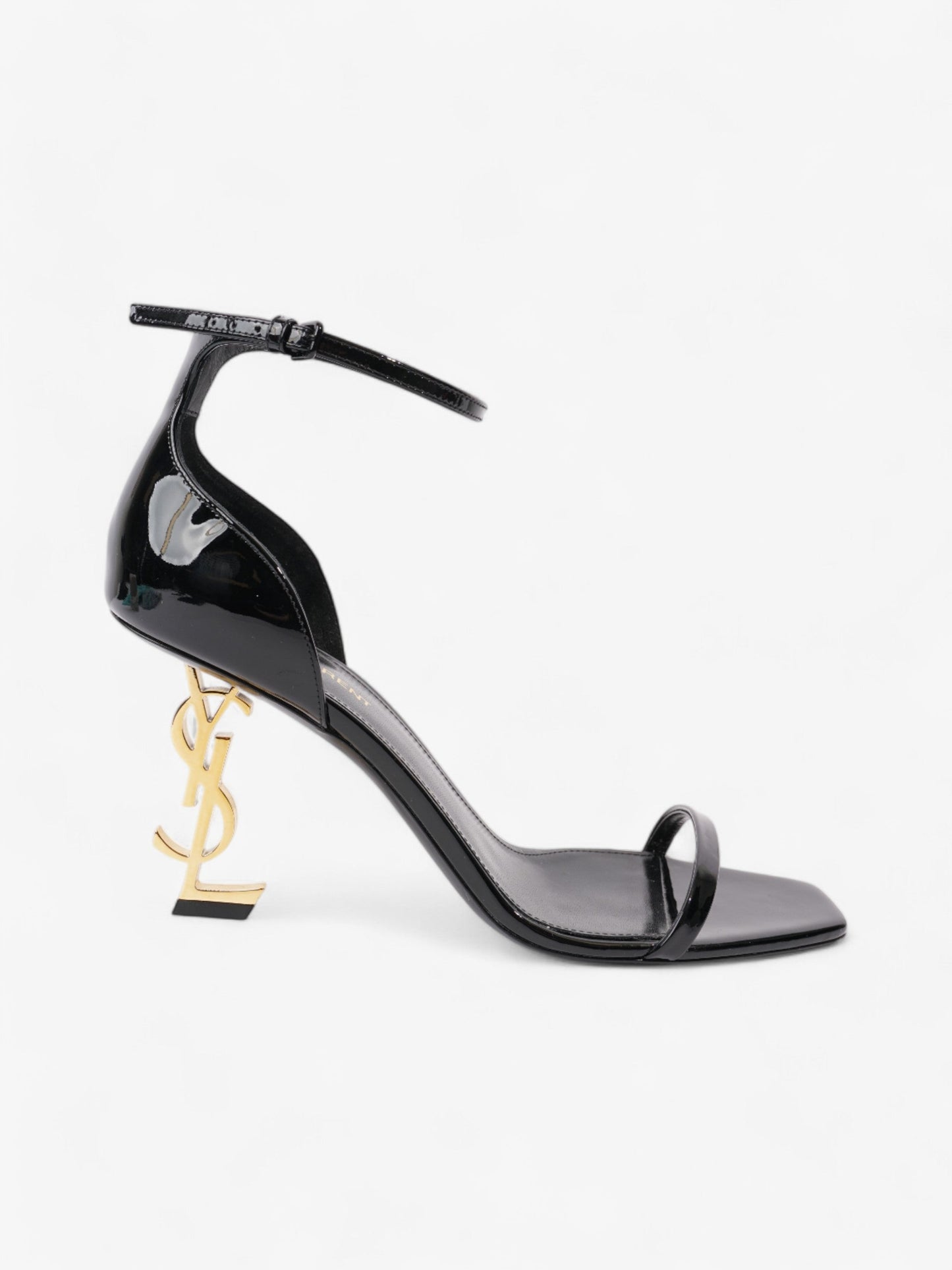 Saint Laurent Opyum Heels 110 Black Patent Leather EU 40 UK 7