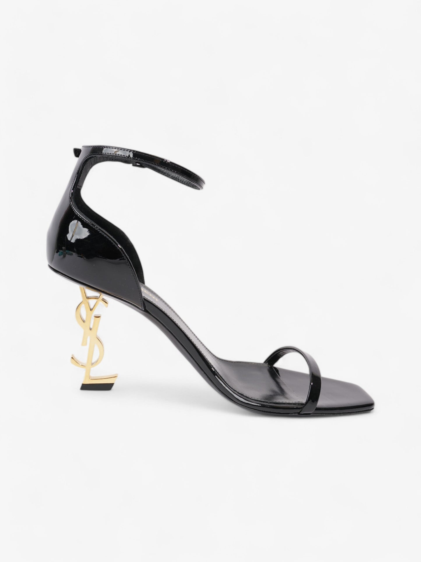 Saint Laurent Opyum Heels 110 Black Patent Leather EU 40 UK 7