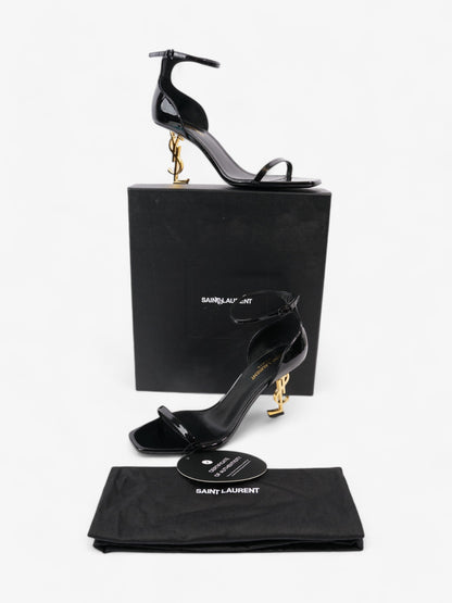 Saint Laurent Opyum Heels 110 Black Patent Leather EU 40 UK 7