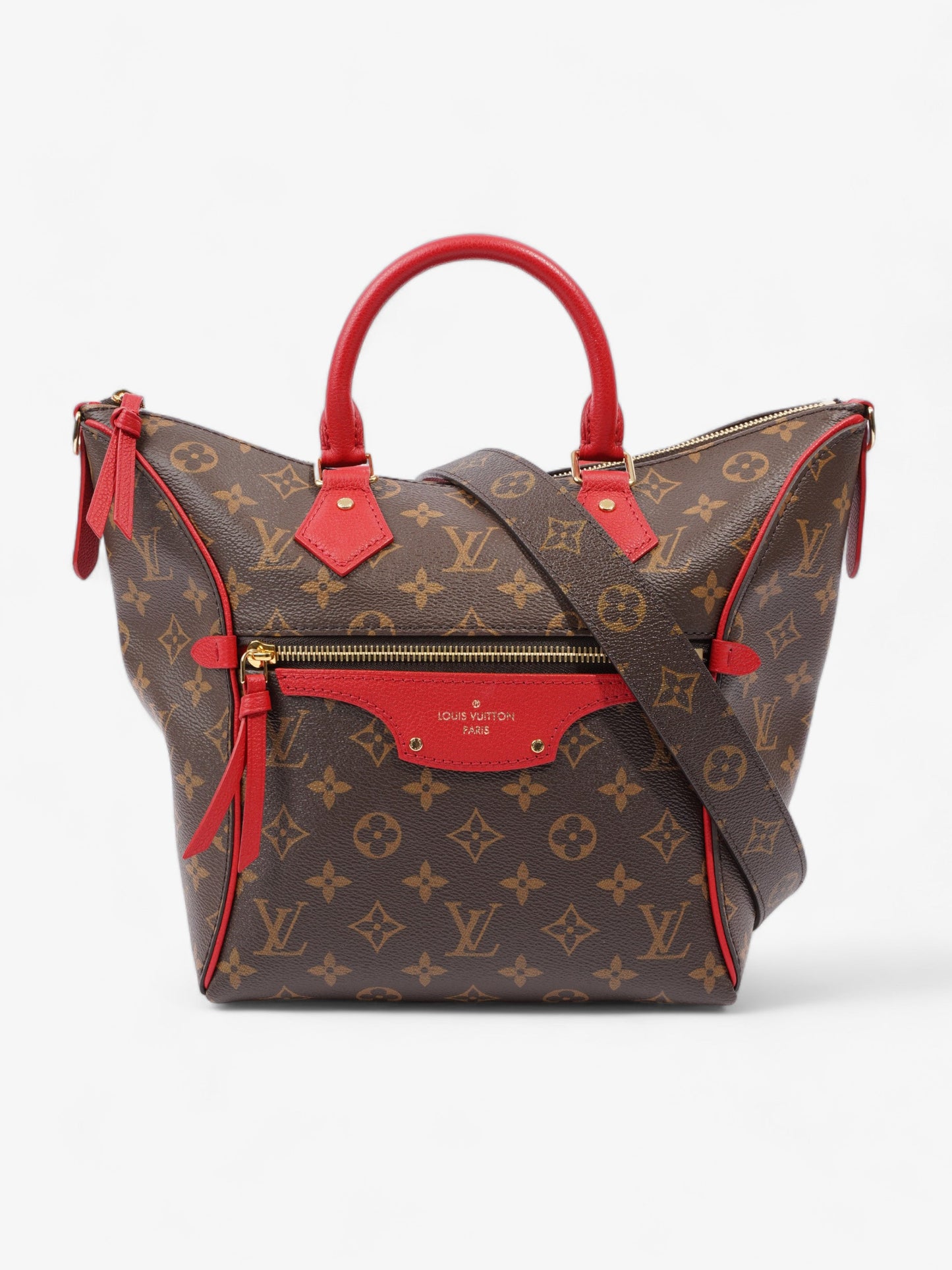 Louis Vuitton Tournelle PM Monogram / Red Coated Canvas