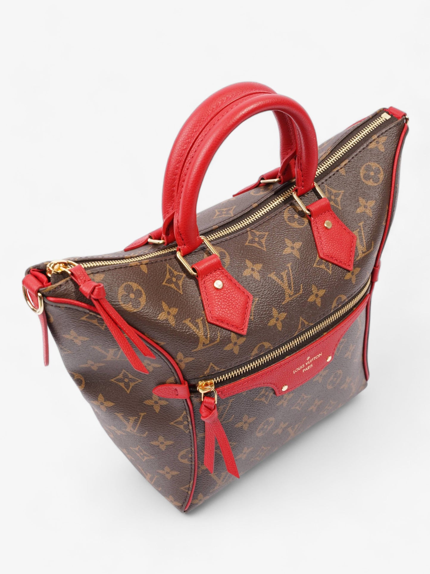 Louis Vuitton Tournelle PM Monogram / Red Coated Canvas