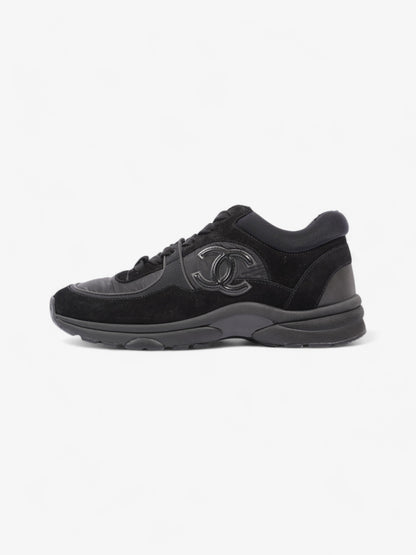 Chanel CC Logo Sneakers Black Suede EU 37.5 UK 4.5