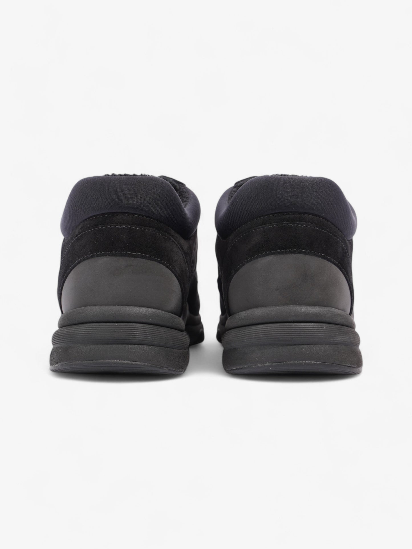 Chanel CC Logo Sneakers Black Suede EU 37.5 UK 4.5