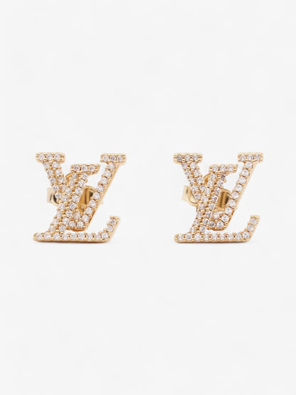 Louis Vuitton LV Iconic Earrings Gold / White Base Metal