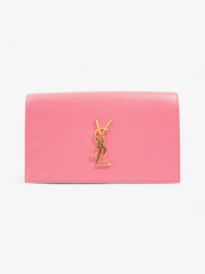 Saint Laurent Kate Neon Pink Grained Leather