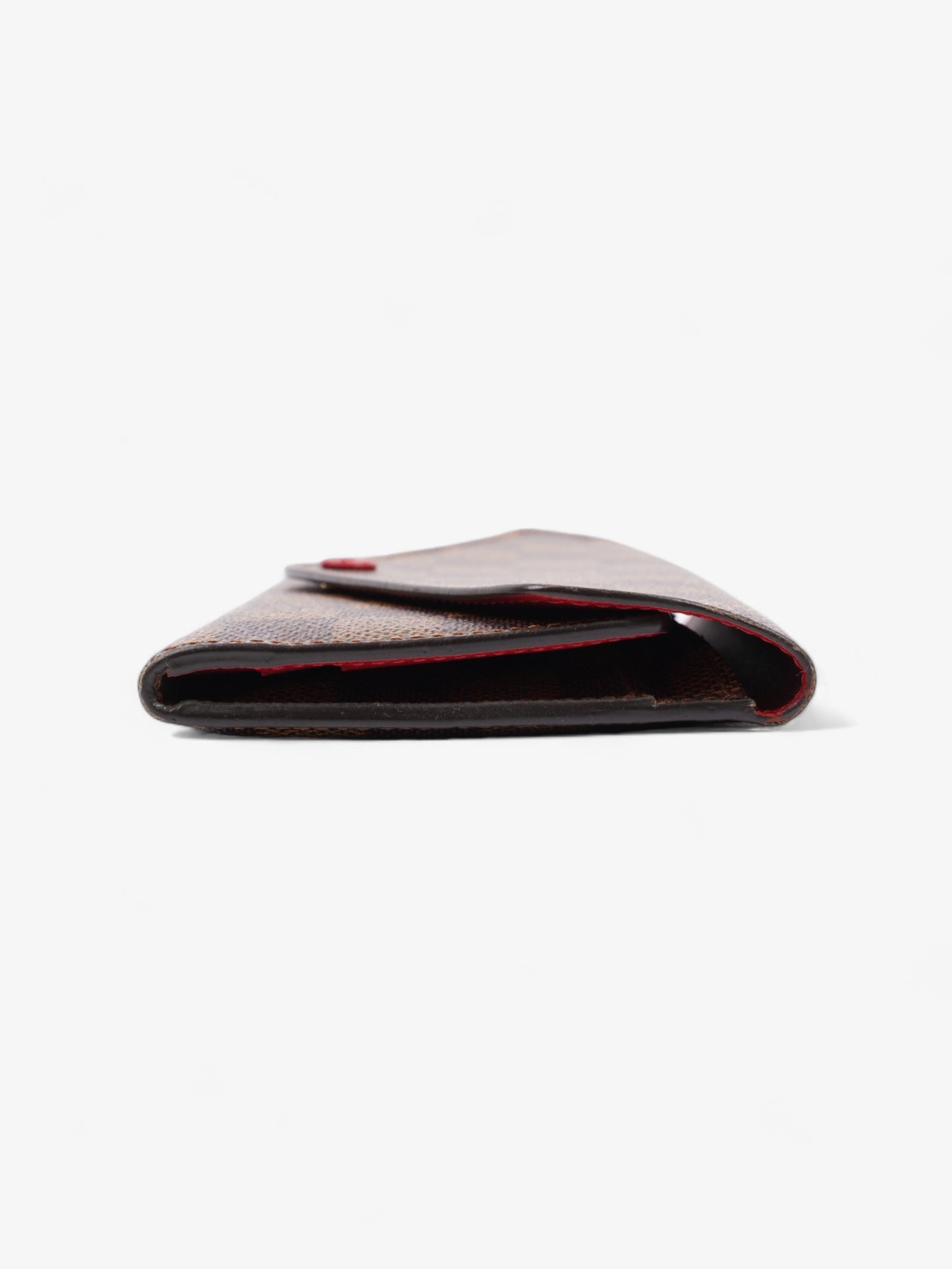 Louis Vuitton Josephine Damier Ebene / Red Coated Canvas