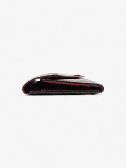 Louis Vuitton Josephine Damier Ebene / Red Coated Canvas