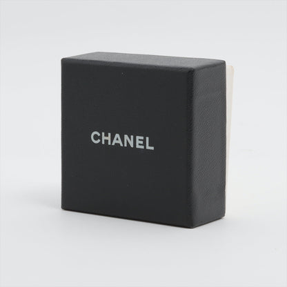 Chanel Coco Logo Rhinestone Silver Stud Earrings Costume Jewellery