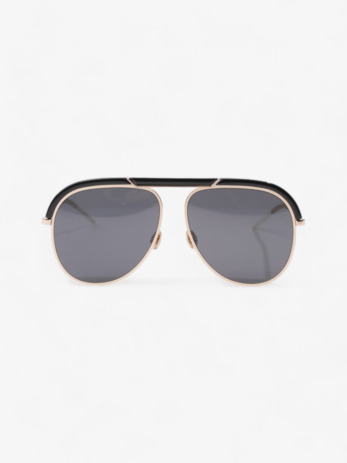 Christian Dior DiorDesertic Sunglasses Black / Gold Acetate 145mm