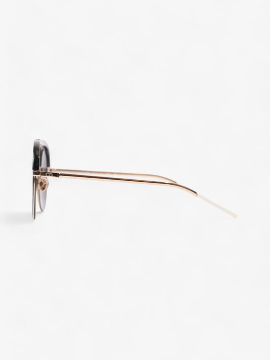 Christian Dior DiorDesertic Sunglasses Black / Gold Acetate 145mm