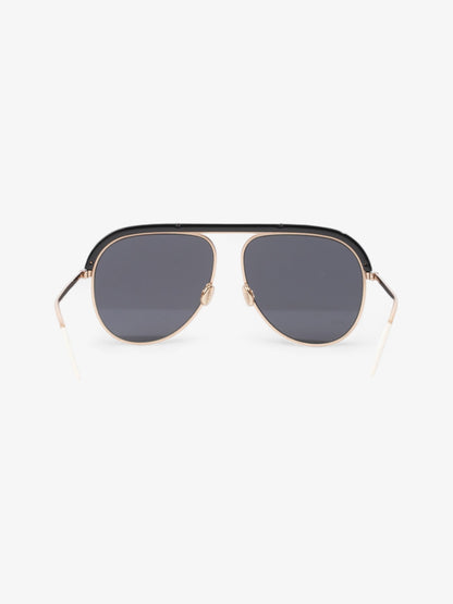 Christian Dior DiorDesertic Sunglasses Black / Gold Acetate 145mm