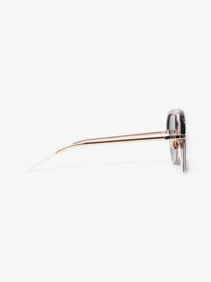 Christian Dior DiorDesertic Sunglasses Black / Gold Acetate 145mm