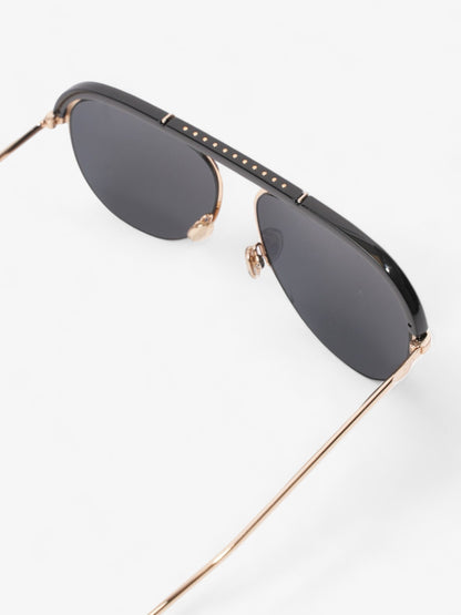 Christian Dior DiorDesertic Sunglasses Black / Gold Acetate 145mm