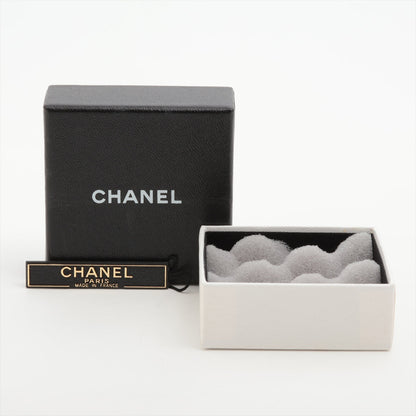 Chanel Coco Logo Rhinestone Silver Stud Earrings Costume Jewellery