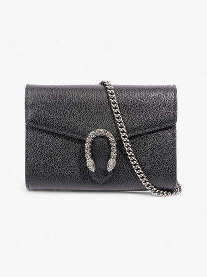 Gucci Dionysus Chain Wallet Black Leather