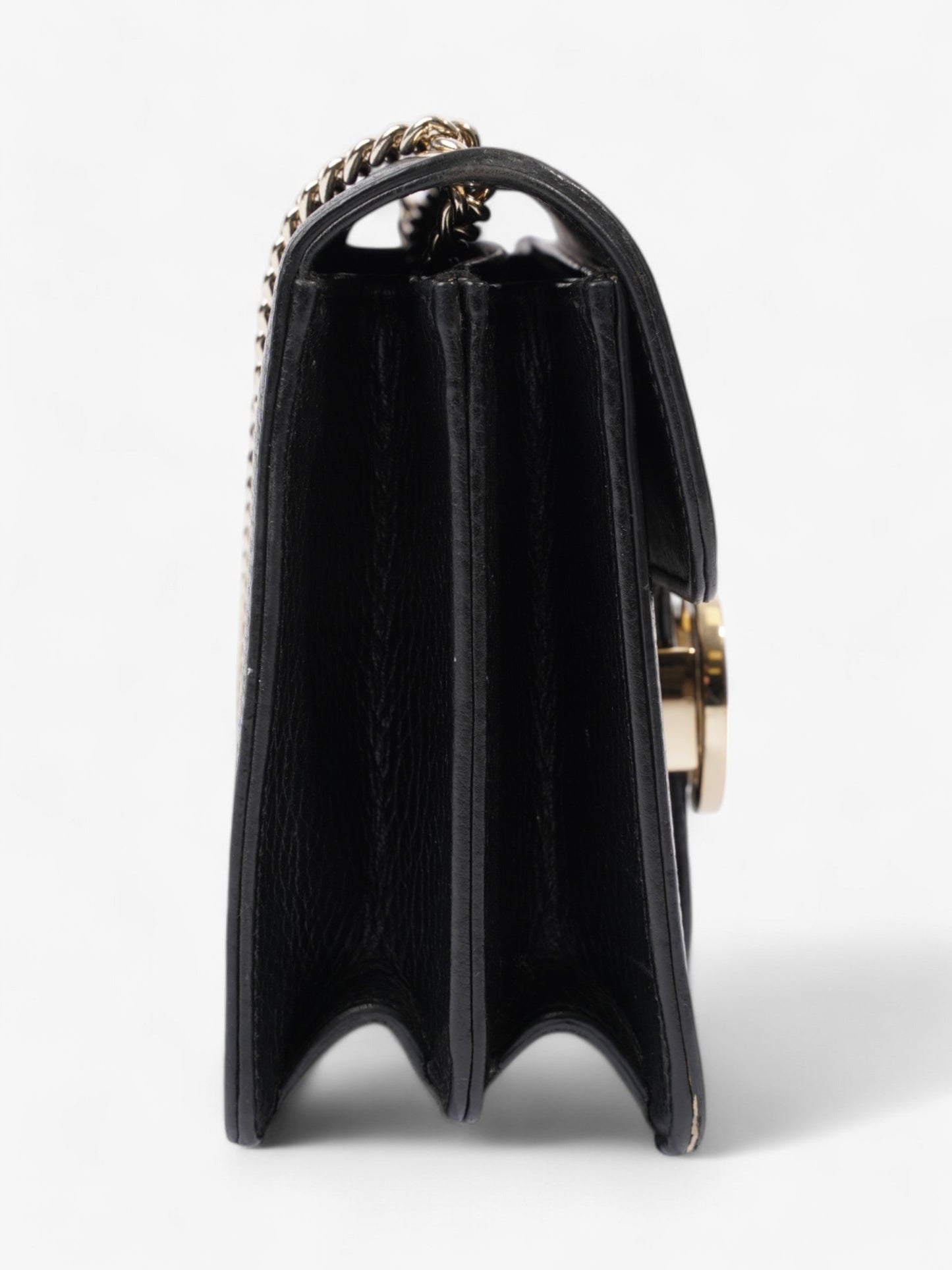 Gucci Interlocking Bag Black Leather Small