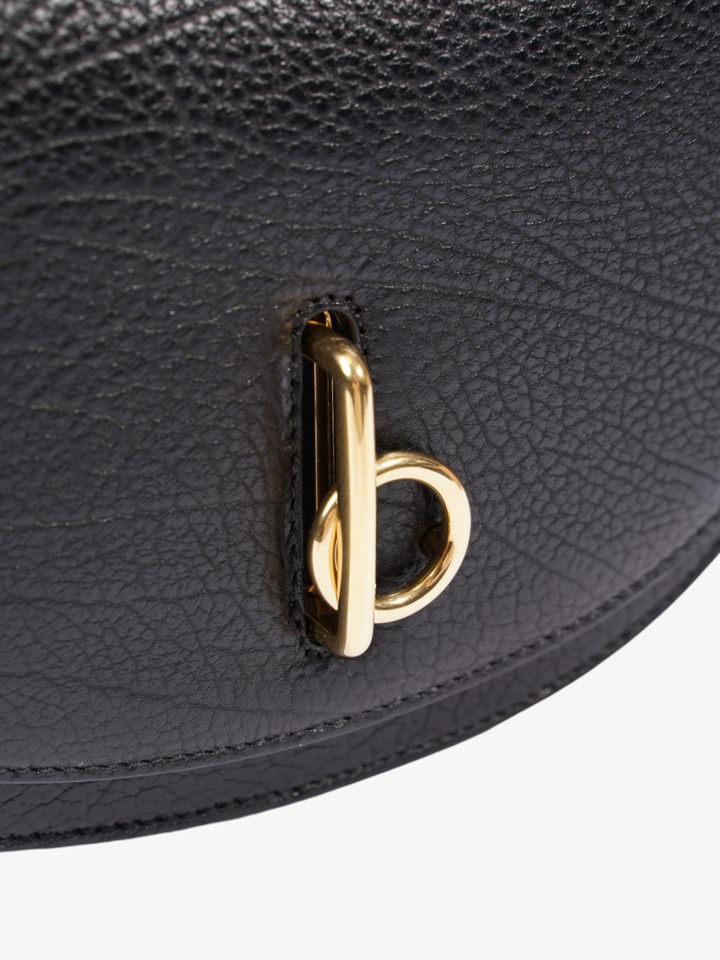 Burberry Rocking Horse Bag Black Leather Mini