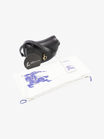 Burberry Rocking Horse Bag Black Leather Mini