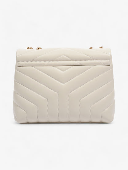 Saint Laurent LouLou Blanc Vintage Calfskin Leather Small