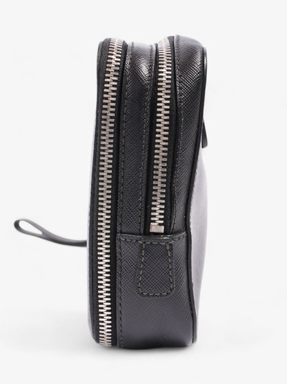 Prada Wristlet Black Saffiano Leather