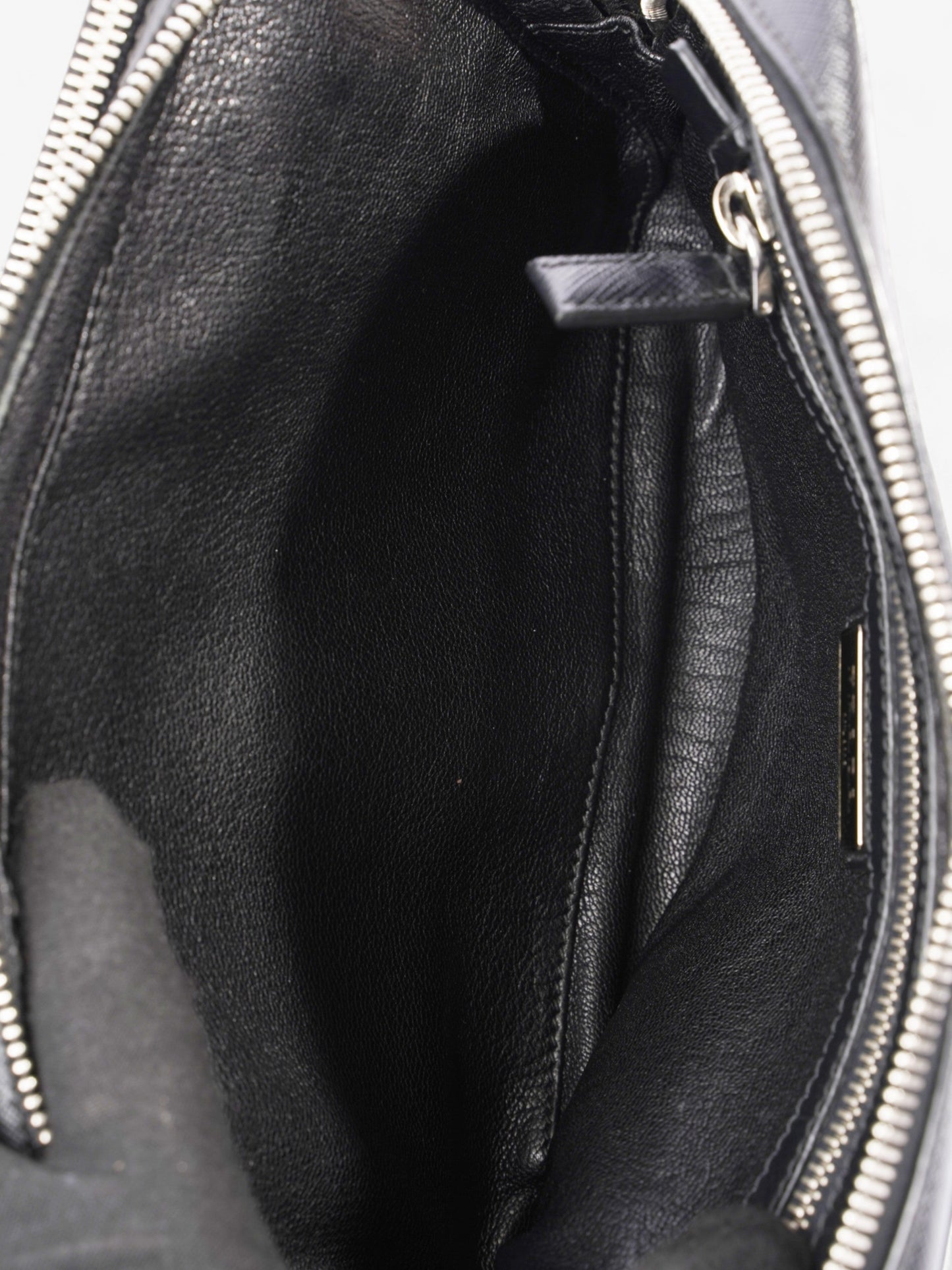 Prada Wristlet Black Saffiano Leather
