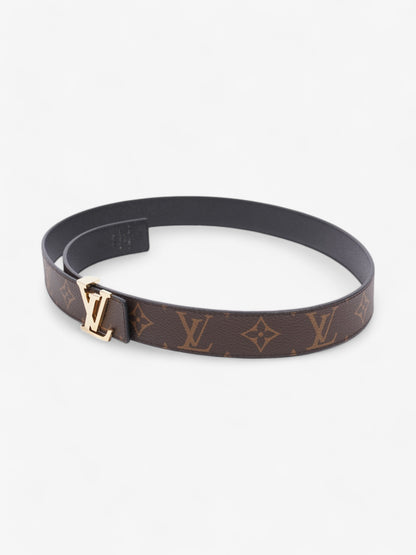Louis Vuitton 30mm Reversible Belt Monogram / Black Coated Canvas 85cm 34"