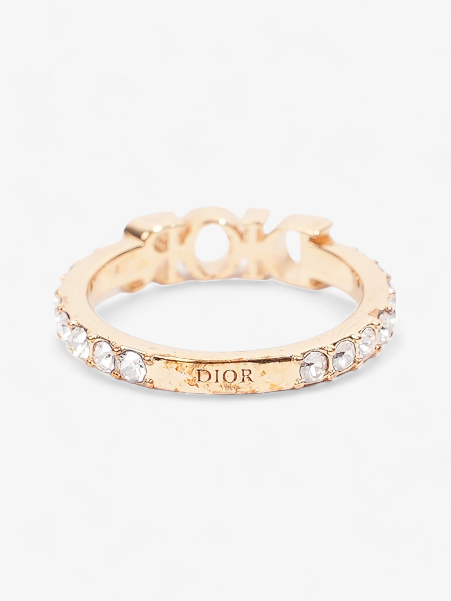 Christian Dior Dio(r)evolution Ring Gold / White Base Metal Large